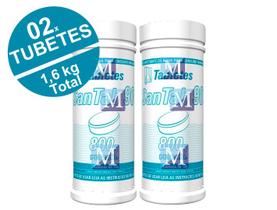 2 Tubetes Cloro Para Água Consumo Humano Santab 90 Hidroall