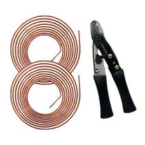 2 Tubo Capilar 0,031mm (3m) + Alicate Cortador De Capilar