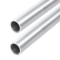 2 Tubo Inox Polido 5/8 (15,87 Mm) Parede 1,2mm Barra 60cm