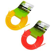 2 Udds Fio Nylon Roçadeira Universal 15 Metros 3mm Espessura 2 Udds Fio Nylon Roçadeira Universal 15 Metros 3mm Espessura