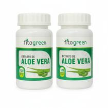 2 Un Aloe Ve ra 500mg 120 caps Ninho Verde Fito Green