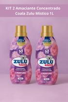 2 Un Amaciante de Roupas Liquido Concentrado Zulu Perfumes Coala Mistico 1lt 2 Un Amaciante de Roupas Liquido Concentrado Zulu Perfumes Coala Mistico 1lt