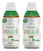 2 Un Amaciante de Roupas Vegano Coco Concentrado Vinagreen 500 Ml