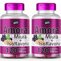 2 un Amora Miu ra Iso flavo na 120 Cápsulas 500mg Natu Ervas Sem Sabor 2 un Amora Miu ra Iso flavo na 120 Cápsulas 500mg Natu Ervas Sem Sabor