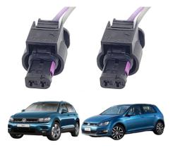 2 Un. Chicote Conector Do Bico Injetor Audi Vw Golf/tiguan