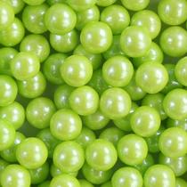 2 Un Confeito comestível Sugar Beads 10mm Verde Cupcakes