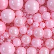 2 Un Confeito comestível Sugar Beads Rosa Pérola Cupcakes