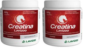 2 Un Creatina Lavizoo 500g Suplemento Vitaminico