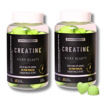 2 UN. CREATINE - 2 Creatinas em Goma Sabor Maçã Verde (120 gomas) - VICKY BEAUTY 2 UN. CREATINE - 2 Creatinas em Goma Sabor Maçã Verde (120 gomas) - VICKY BEAUTY