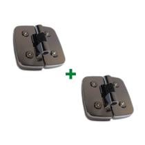 2 Un Dobradiças Automática Dupla V/v 1129 P/ Porta Blindex