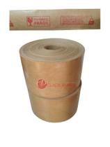 2 Un Fita gomada 80mm para canoa de fita gomada sem Reforço 1Kg 120m cada Cuidado Frágil