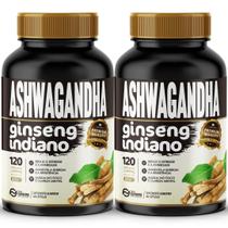2 Un Ginseng Indiano Ashwagandha 120 Cápsulas 500mg Forma Suprema