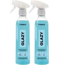 2 Un Glazy Limpador De Vidros 500ml Limpa Vonixx 2 Un Glazy Limpador De Vidros 500ml Limpa Vonixx
