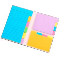 2 Un. Kit Notas Adesivas Colante Marcador De Página Com Capa 2 Un. Kit Notas Adesivas Colante Marcador De Página Com Capa