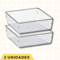 2 Un Organizador Acrilico Multiuso Gavetas Talheres Alimentos 2 Un Organizador Acrilico Multiuso Gavetas Talheres Alimentos