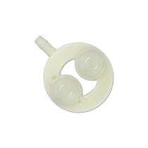 2 Un Pedra Porosa Plástica Disco Chuveirinho 4Cm Compressor