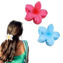 2 Un Presilha Flor Do Havaí Para Cabelos Prendedor Praia