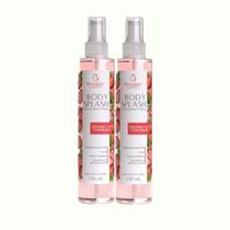 2 UNDs Body Splash MORANGO COM CHAMPAGNE Colônia Desodorante para o Corpo Todo 260 ml Bio Instinto 2 UNDs Body Splash MORANGO COM CHAMPAGNE Colônia Desodorante para o Corpo Todo 260 ml Bio Instinto