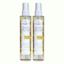 2 UNDs Body Splash VANILLA Colônia Desodorante para o Corpo Todo 260 ml Bio Instinto
