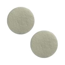 2 Uni - Discos Branco 14” Enceradeira Bravox Task Cleanfix