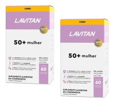 2 Uni Lavitan 50+ Mulher 60 comprimidos