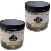 2 Unid Banha Suína 100% Natural Gordura Suina Estrela 400g 2 Unid Banha Suína 100% Natural Gordura Suina Estrela 400g