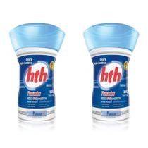 2 Unid Cloro Flutuador De Piscina Hth Ação Imediata 830g 2 Unid Cloro Flutuador De Piscina Hth Ação Imediata 830g