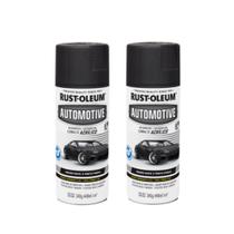 2 unid Tinta Automotiva Spray Preto Fosco Rust-Oleum 2 unid Tinta Automotiva Spray Preto Fosco Rust-Oleum