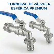 2 Unidade Torneira de esfera 1/2" Acquaplus