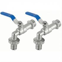2 Unidade Torneira de esfera 3/4" Acquaplus