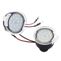 2 unidades, 18 LED sob o espelho, luz de poça para ford mond