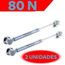 2 Unidades Amortecedor Pistão A Gás 80N para Armário de cozinha e móveis em geral 2 Unidades Amortecedor Pistão A Gás 80N para Armário de cozinha e móveis em geral