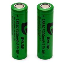 2 unidades Bateria 18650 3200mah 3,7v 40A Pilha Recarregável Qualidade Premium-Enviamos no mesmo dia 2 unidades Bateria 18650 3200mah 3,7v 40A Pilha Recarregável Qualidade Premium-Enviamos no mesmo dia