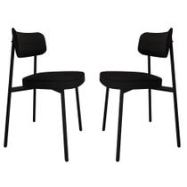 2 Unidades Cadeira Alloa fixa C/4 Pés 50 X 44,7 X 83,8 cm 2 Unidades Cadeira Alloa fixa C/4 Pés 50 X 44,7 X 83,8 cm