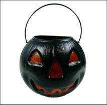 2 UNIDADES - Caldeirão De Festa Halloween - Abobora Dark 2 UNIDADES - Caldeirão De Festa Halloween - Abobora Dark