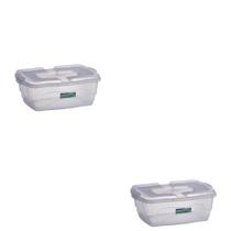 2 Unidades Cesto Container - 10 Litros Multiuso Com Tampa