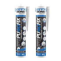 2 Unidades Cola Selante PU40 Fix Branco 280ml 387g Tekbond