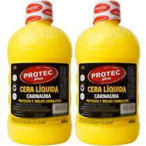 2 Unidades de Cer Liquida Carnauba Pronto Uso Protec Plus - 500ml