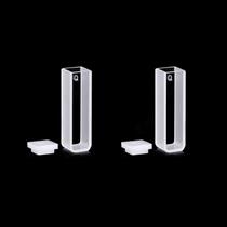 2 unidades de cubeta de quartzo UV 10 mm, 3,5 ml, resistente