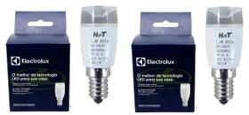 2 unidades de Lâmpada Led E14 Original Electrolux 1,4w serve todas Geladeiras e Refrigeradores 2 unidades de Lâmpada Led E14 Original Electrolux 1,4w serve todas Geladeiras e Refrigeradores