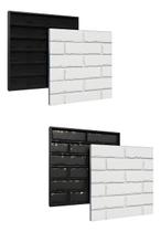 2 Unidades de Placa Molde de Gesso estilo Tijolinho Criações e Design Moderno