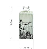 2 Unidades de Vidro Retangular 250ml Envel Monumentos Sem Tampa