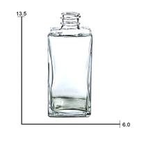 2 Unidades de Vidro Retangular 250ml Sem Tampa