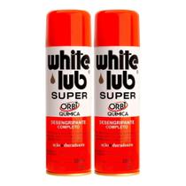 2 Unidades Desengripante Spray White Lub Super 300 Ml - Orbi Química