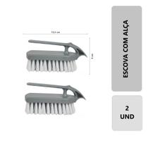 2 Unidades Escova De Limpeza Com Alça Multiuso Lava Roupas Tênis Tapete 2 Unidades Escova De Limpeza Com Alça Multiuso Lava Roupas Tênis Tapete