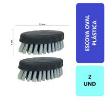 2 Unidades Escova De Limpeza Oval Multiuso Lava Roupas Tênis Tapete 2 Unidades Escova De Limpeza Oval Multiuso Lava Roupas Tênis Tapete