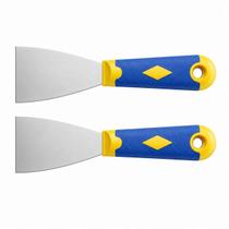 2 Unidades Espatula Aco Inox Cabo Plastico Guepar 2,5" 2 Unidades Espatula Aco Inox Cabo Plastico Guepar 2,5"