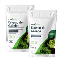 2 Unidades Fertilizante Maxgreen Esterco De Galinha Forth Jardim - 500 g 2 Unidades Fertilizante Maxgreen Esterco De Galinha Forth Jardim - 500 g