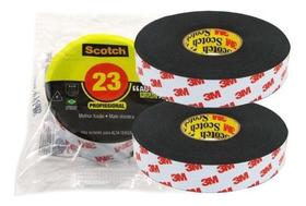 2 unidades fita isolante 3m scotch 23 - 19mm 10m auto fusao 2 unidades fita isolante 3m scotch 23 - 19mm 10m auto fusao