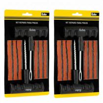2 Unidades Kit Reparo Para Pneus Eda
